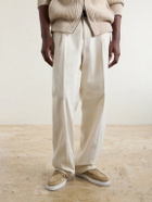 Christian Louboutin - Harold I Suede Loafers - Neutrals