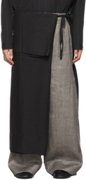Jan-Jan Van Essche Black #1 Wrap Skirt
