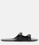 Christen Double Belt leather sandals