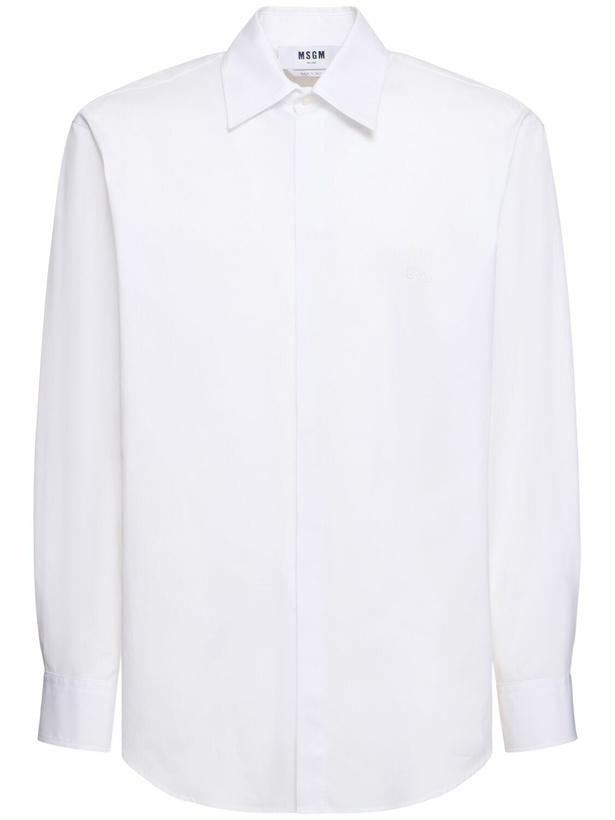 Photo: MSGM Cotton Shirt