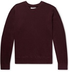 Freemans Sporting Club - Loopback Cotton-Jersey Sweatshirt - Burgundy