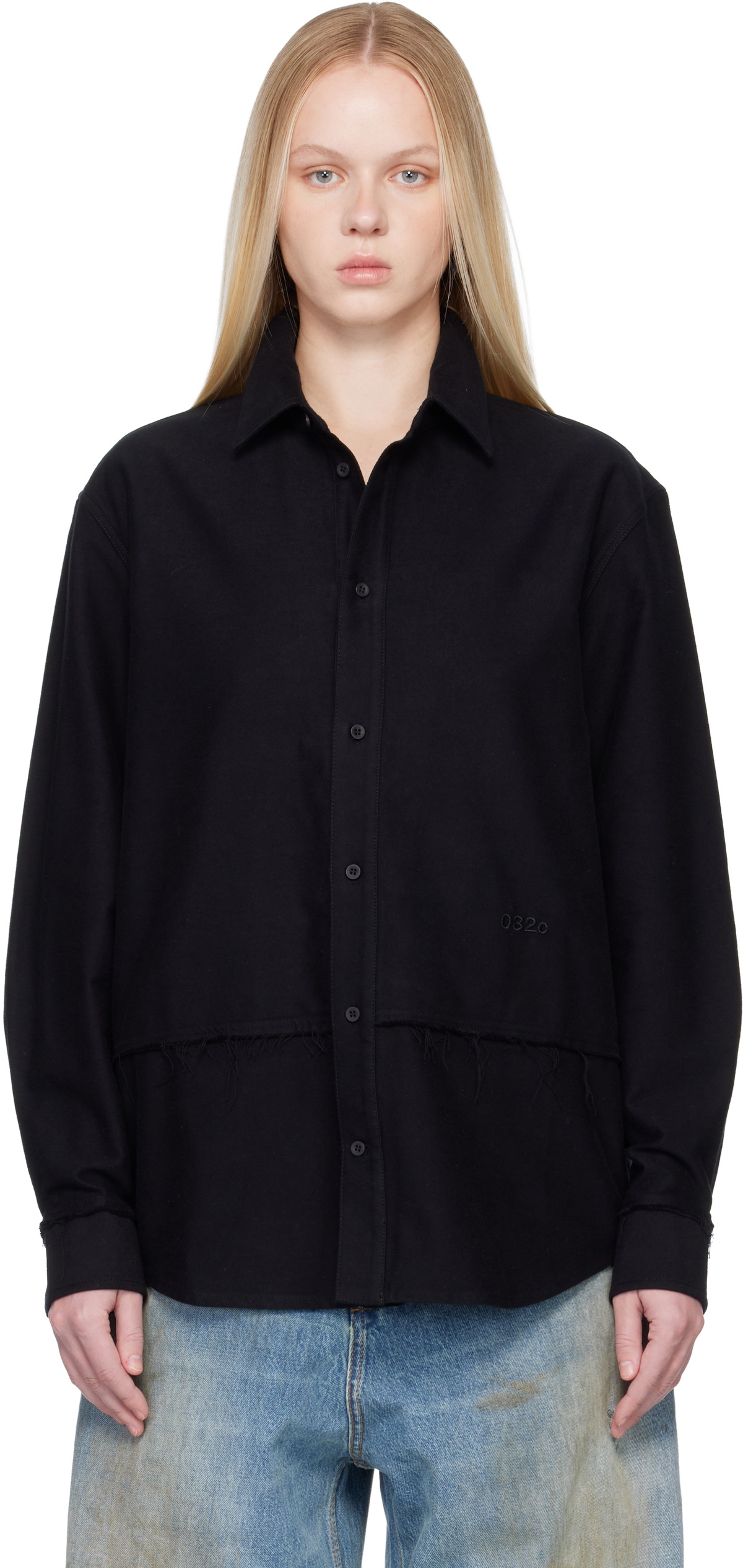 032c Black Workday Flannel Shirt