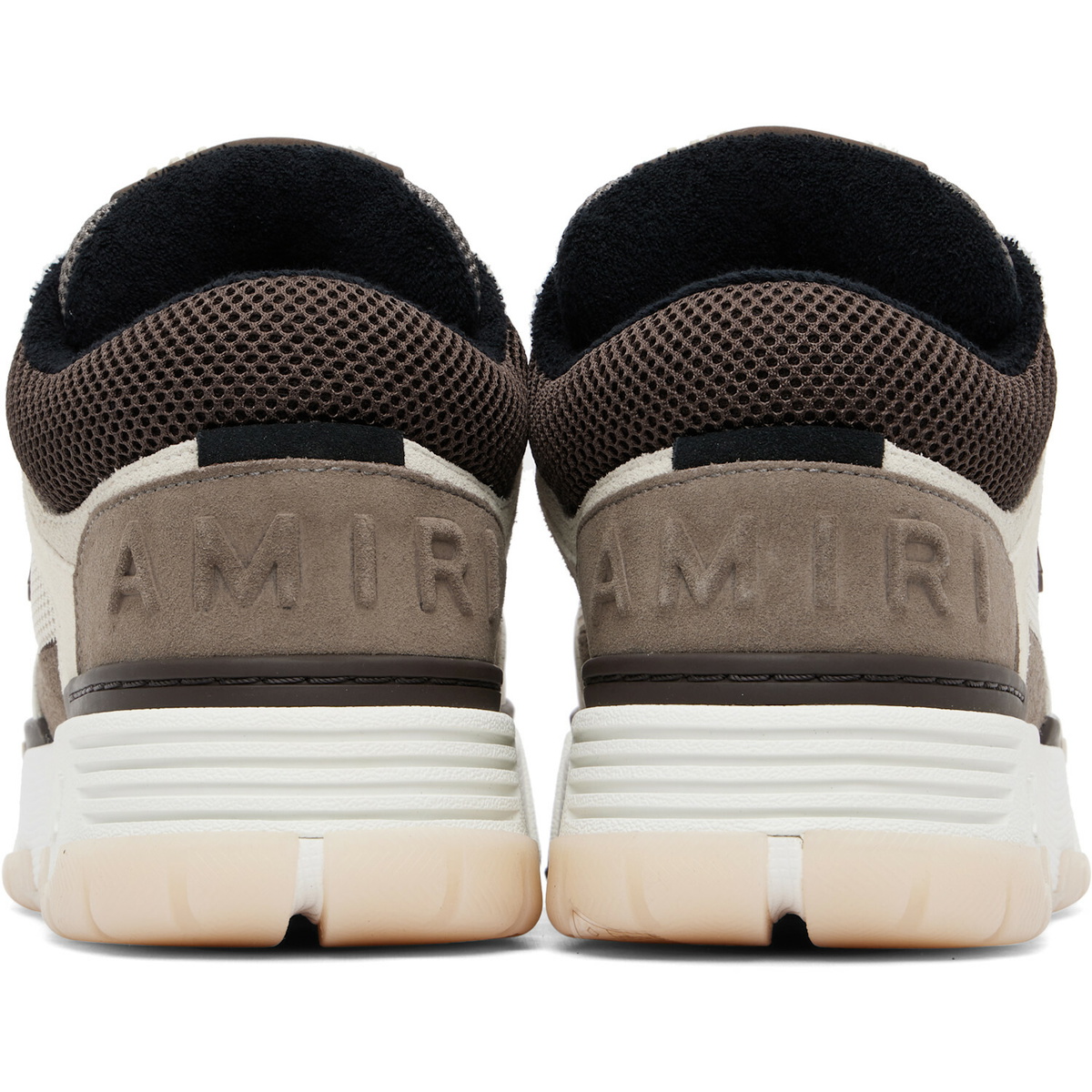AMIRI Brown & Off-White MA-1 Sneakers