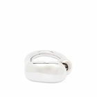 Jil Sander Women's BW9 Ring 1 in Silver