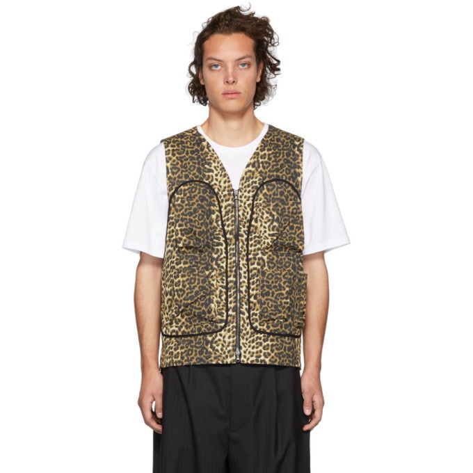 Photo: Stay Made SSENSE Exclusive Tan Leopard Beuys Vest