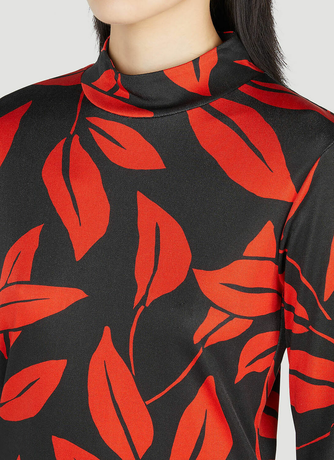 Meryll Rogge Leaf Print Top