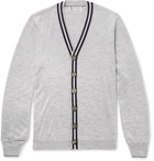 Brunello Cucinelli - Cashmere and Silk-Blend Cardigan - Gray