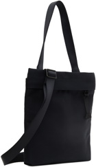 nanamica Black Water-Repellent Messenger Bag
