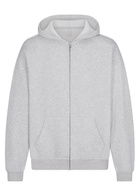 Skims Relaxed Cotton-blend Sweatshirt Grey