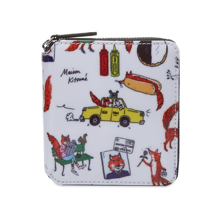 Photo: Maison Kitsune by Olympia Le-Tan All Over Print Zip Wallet