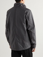 Klättermusen - Ansur Logo-Print Organic Cotton-Ripstop Jacket - Black