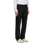 Burberry Black Cotton Twill Chino Trousers