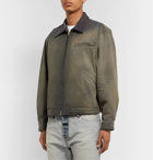Fear of God - Suede-Trimmed Cotton-Canvas Jacket - Green