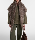 Brunello Cucinelli Mohair-blend poncho