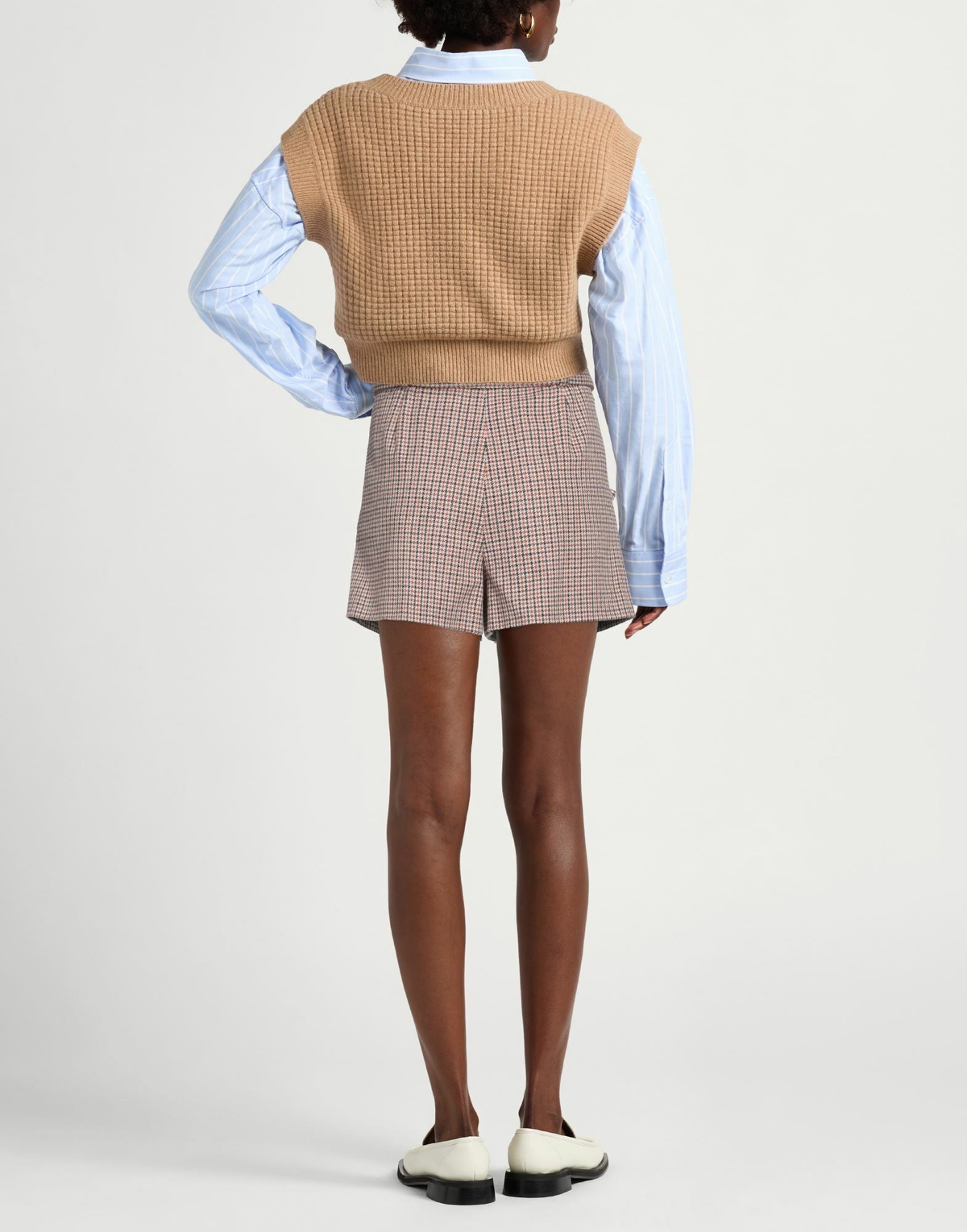 Maje Womens Shorts & Bermuda Shorts Camel