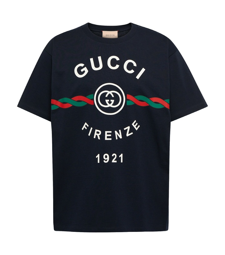 Photo: Gucci - Logo cotton jersey T-shirt