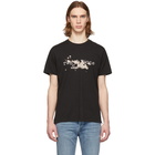 rag and bone Black Bleach T-Shirt