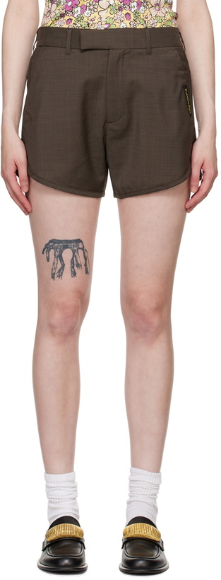 Photo: Martine Rose Brown Tailored Shorts