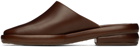 Eckhaus Latta SSENSE Exclusive Brown Loafers