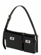 BY FAR - Billy Semi Patent Leather Shoulder Bag