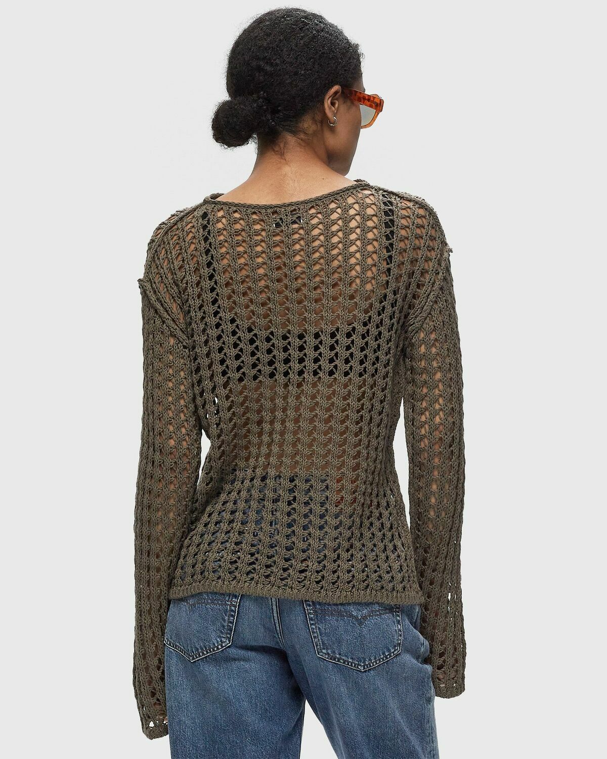 Envii Engull Ls Knit 7157 Green Pullovers