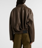 Loewe Draped leather jacket