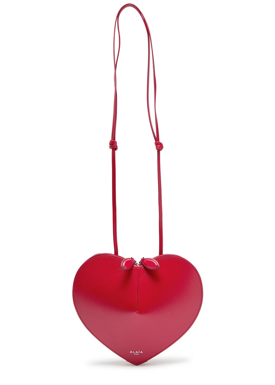 Alaïa Le Coeur Leather Cross-body bag - Red - One Size