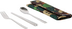 BAPE Silver Baby Milo Cutlery Set, 4 pcs