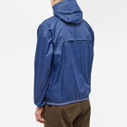 K-Way Men's Le Vrai 3.0 Leon Popover Packable Anorak in Blue Medievil