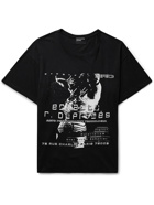 Enfants Riches Déprimés - Neglect Printed Cotton-Jersey T-Shirt - Black