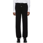 Balmain Black Cashmere Lounge Pants