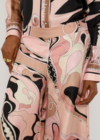 Pucci Orchidee Printed Silk-twill Trousers Multi Print