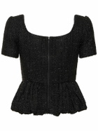 SELF-PORTRAIT - Bouclé Peplum Top