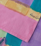 Lisa Corti Ankara Aqua muslin beach towel