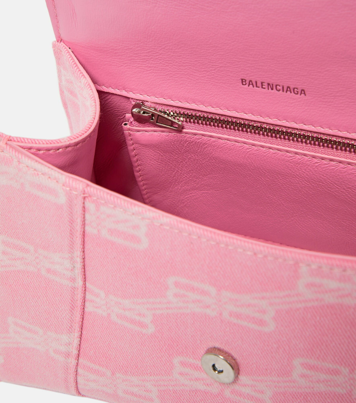 Balenciaga Hourglass denim crossbody bag Balenciaga