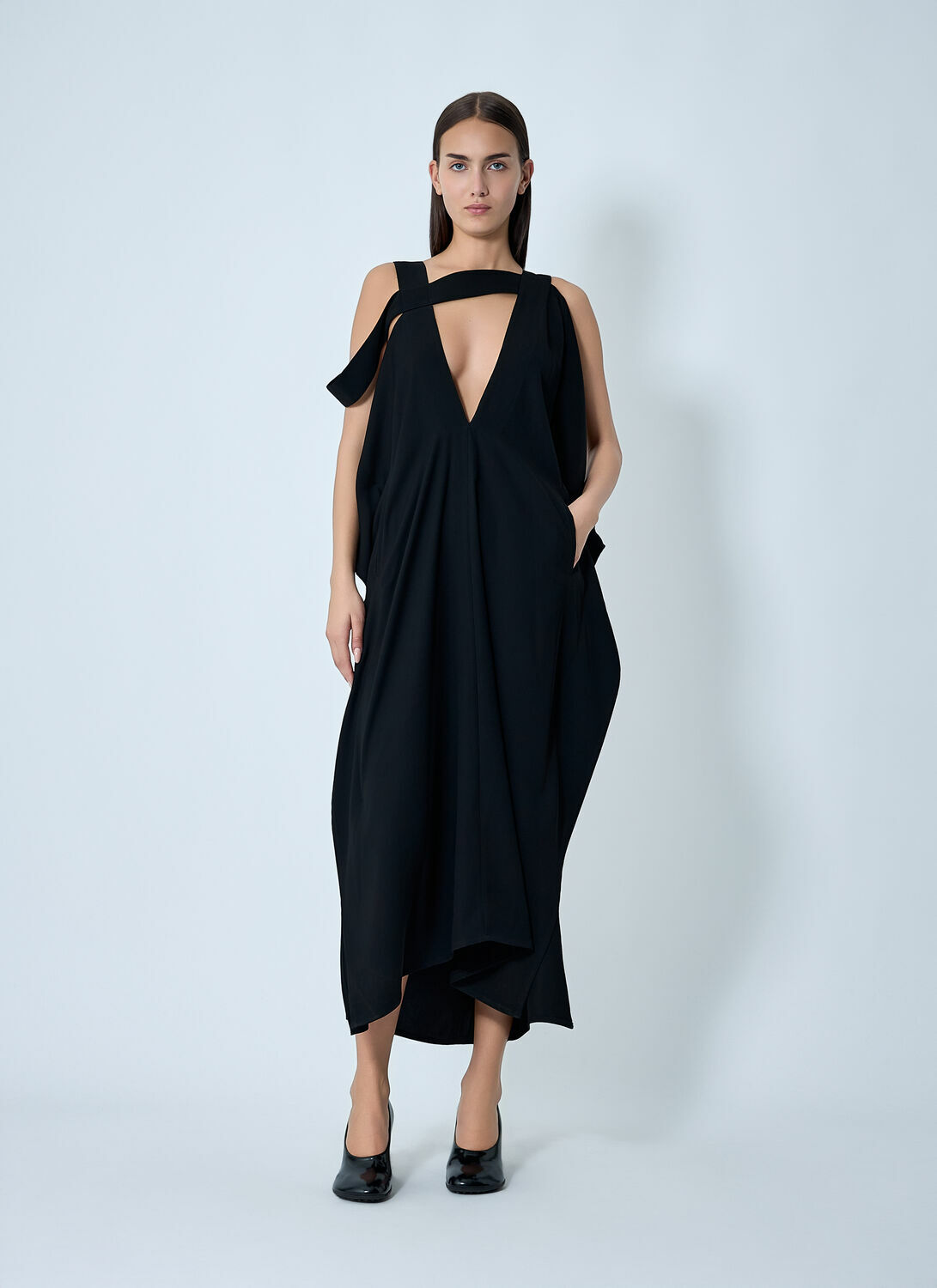 Yohji Yamamoto Draped Maxi Dress