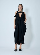 Yohji Yamamoto Draped Maxi Dress