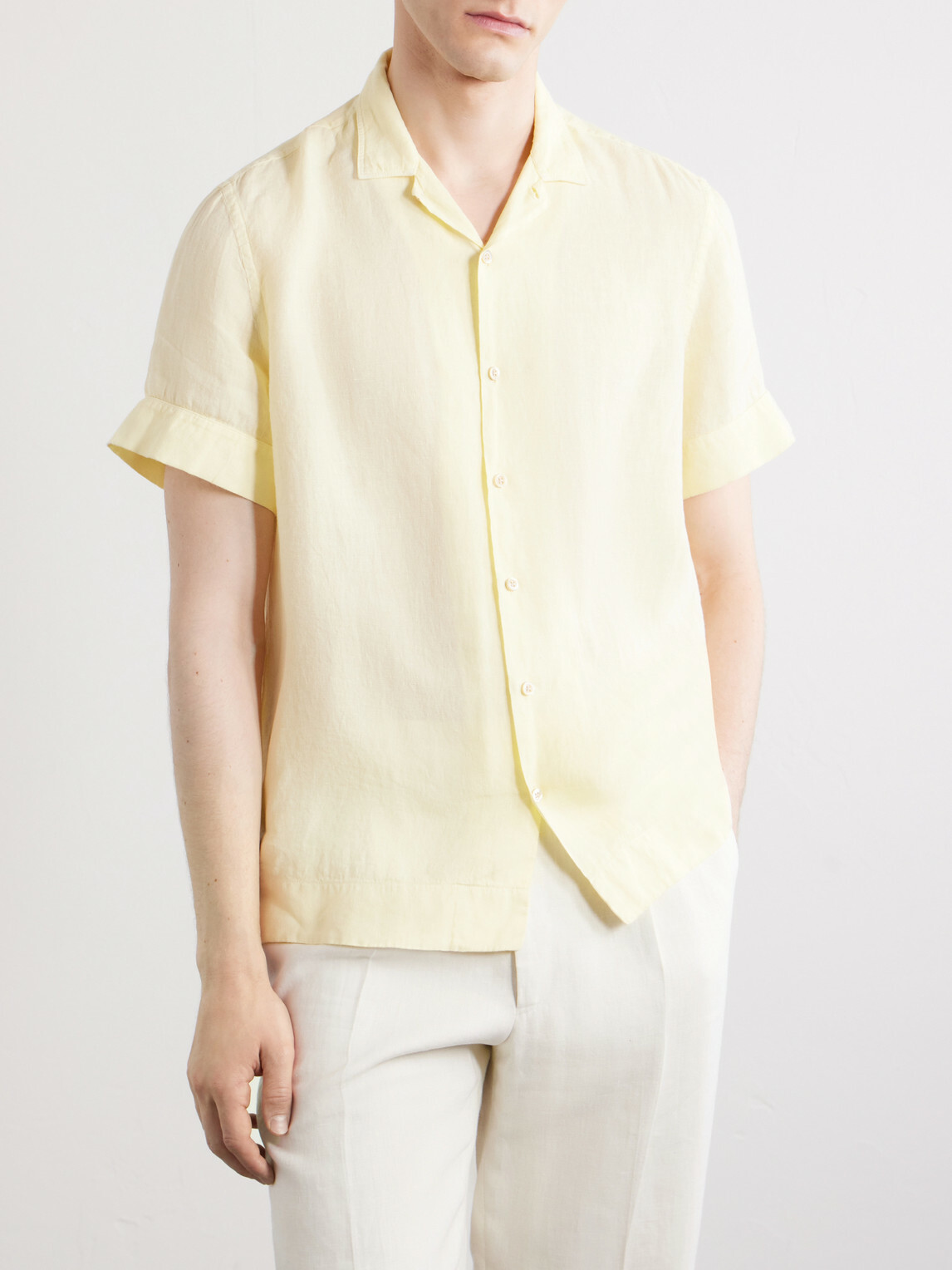 Boglioli - Linen Shirt - Yellow