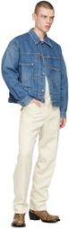 The Letters Blue Work Tuck Denim Jacket