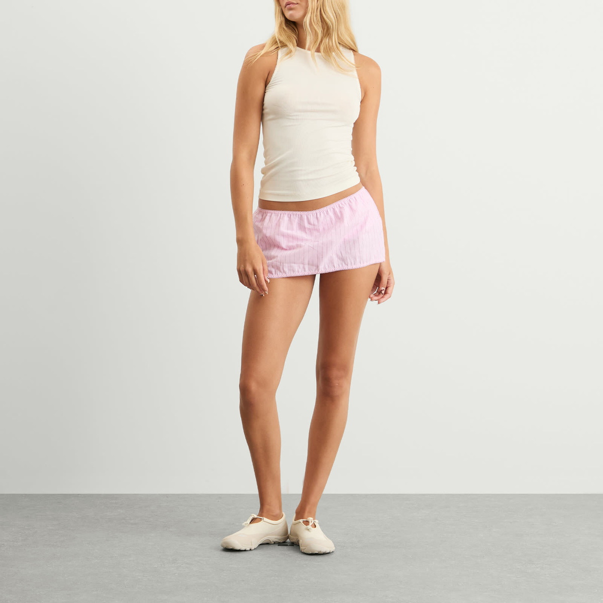 Fruity Booty Women's Bloomer in Pink Stripe