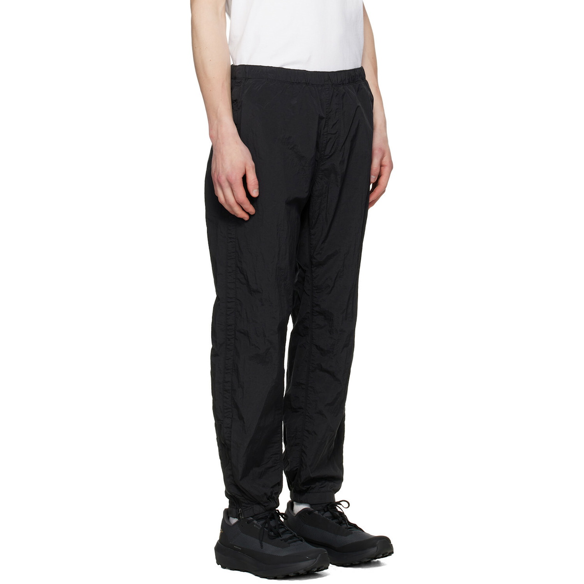 Stone Island Black 3100035 Nylon Metal ECONYL Trousers
