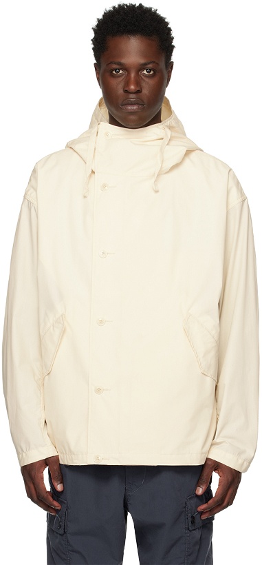 Photo: Nanamica Off-White Hooded Jacket