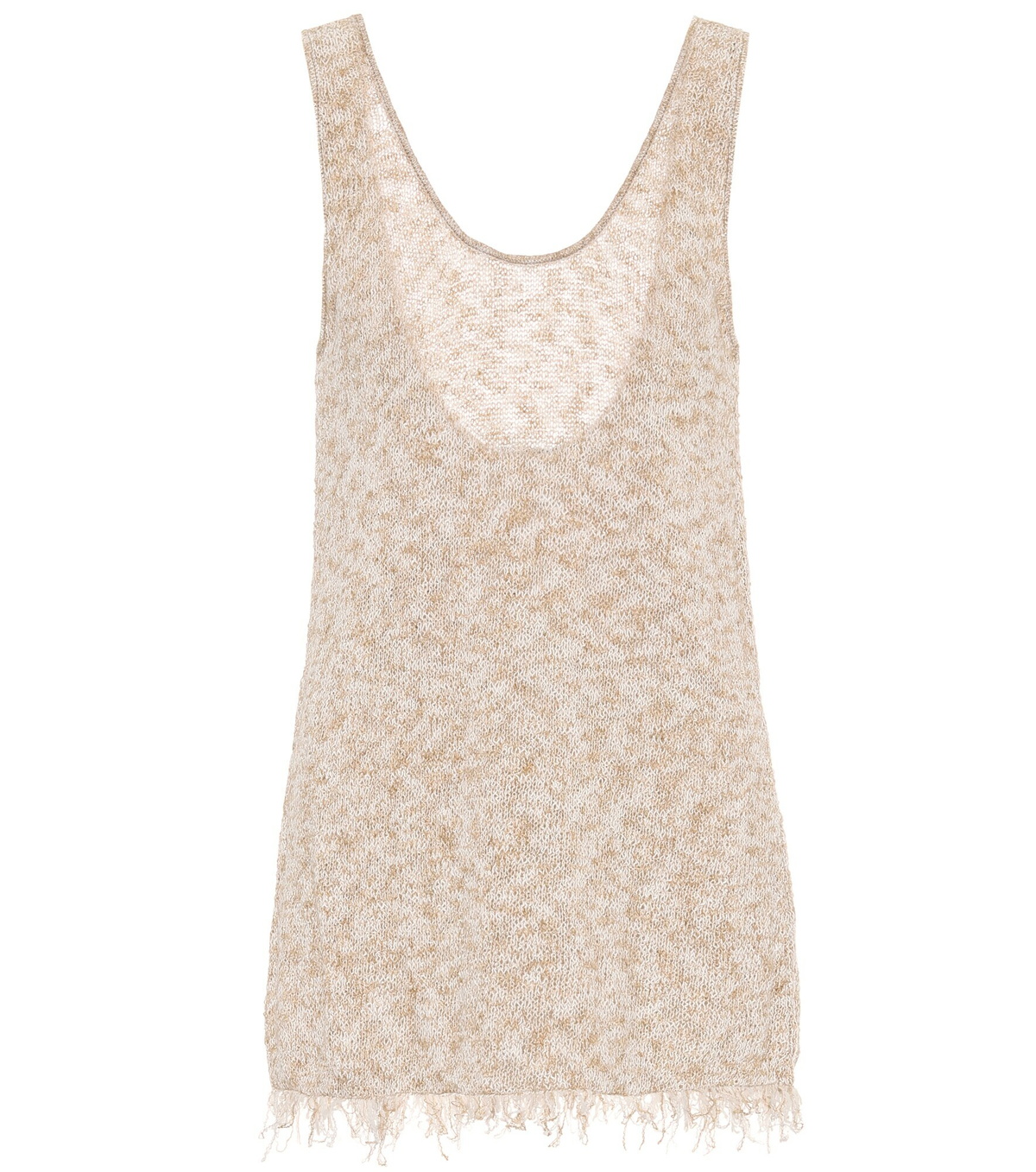 Alanui - Cotton-blend knit tank top