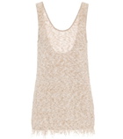 Alanui - Cotton-blend knit tank top