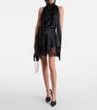 Nina Ricci Scarf-detail top