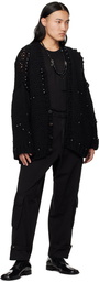 SOSHIOTSUKI Black Juzu Cardigan
