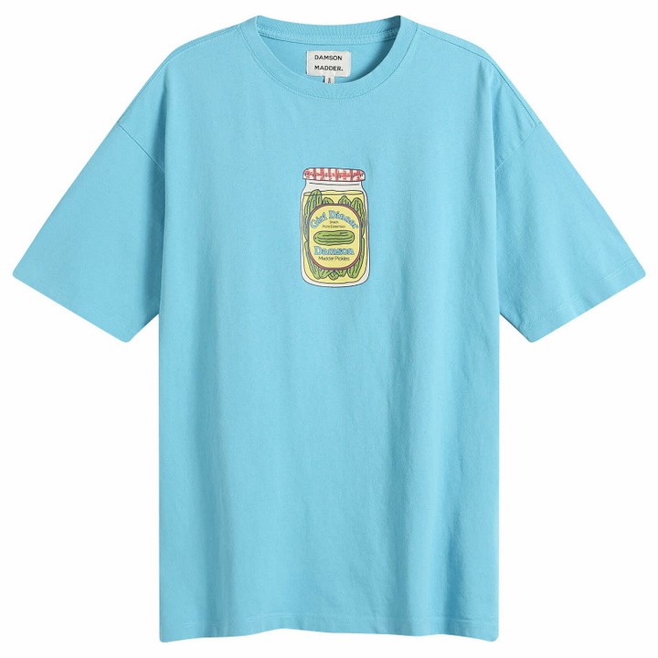 Photo: Damson Madder Women's Snack Plate Graphic T-Shirt in Blue