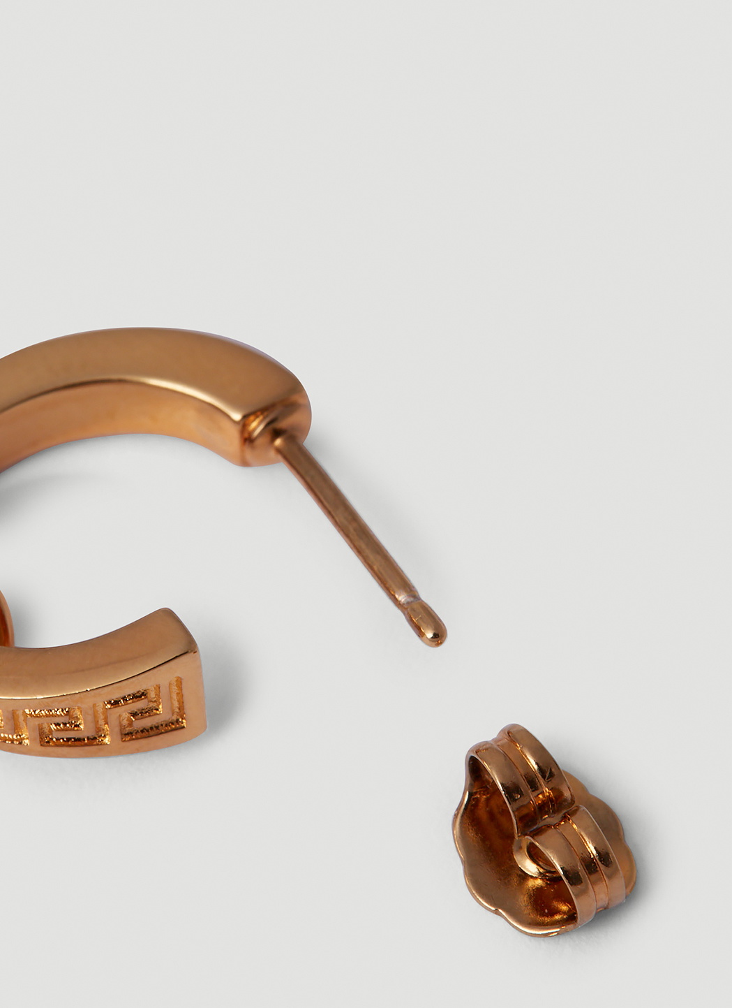 Versace Medusa Head Hoop Earrings