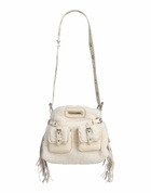 Maje Womens Shoulder bag Cream