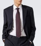 Rubinacci Printed silk tie